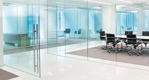 Modern Look with Glass Partitioning System